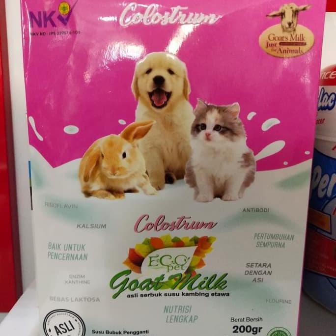(1BOX) susu ecopet goat milk colostrum - susu kucing anjing kelinci eco pet colostrum