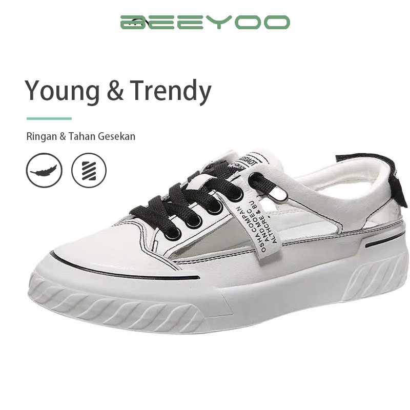 Beeyoo Sepatu Sendal Wanita Sepatu Mesh Casual Fashion WK110