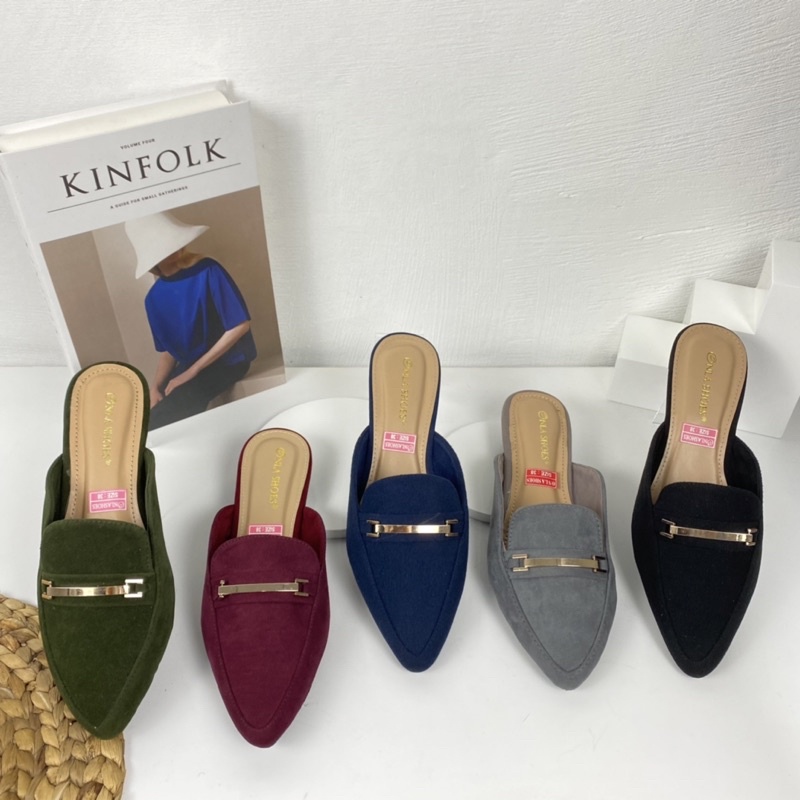 Sepatu slip on Mules Onlashoes PB01