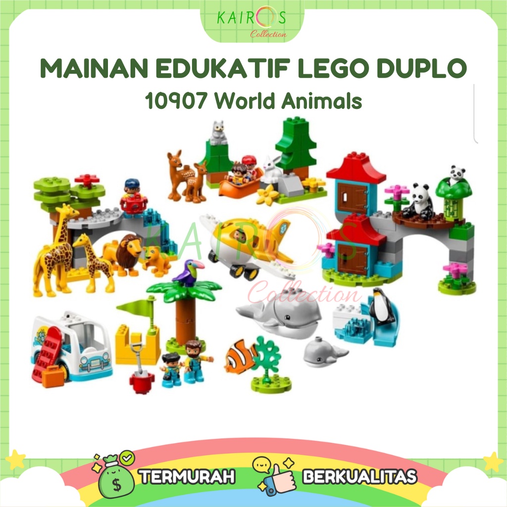 Lego Duplo 10907 World Animals Instructions Blocks