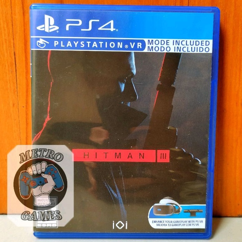 Hitman III PS4 Hitman 3 PS4 Kaset Hit Man III Playstation PS 4 5 CD BD Game Games Hitman Agent Jamesbond 007 Agen petualangan original asli sony mainan gim tembak rpg ori 2 1 definitive definitiv