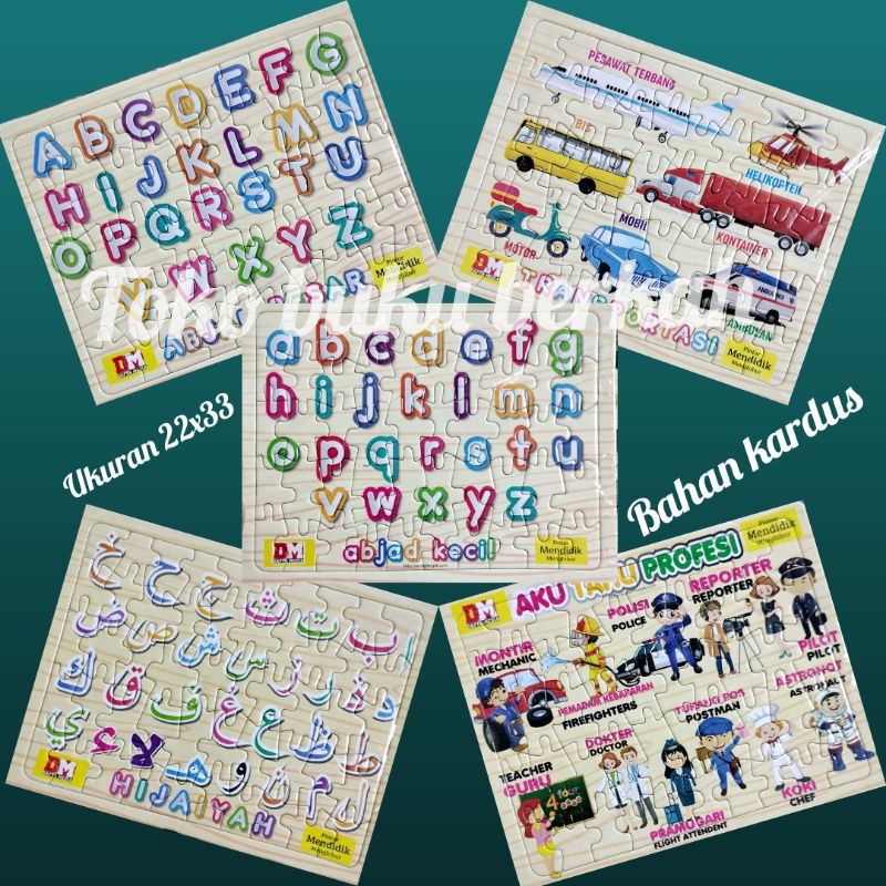 fuzzle anak / edukasi mainan anak (22x33cm)