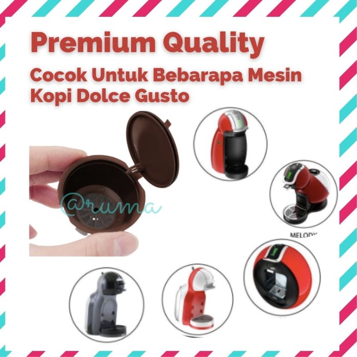 NEW Refill Kapsul Pembuat Kopi Isi Ulang Nescafe Dolce Gusto Reusable Cup