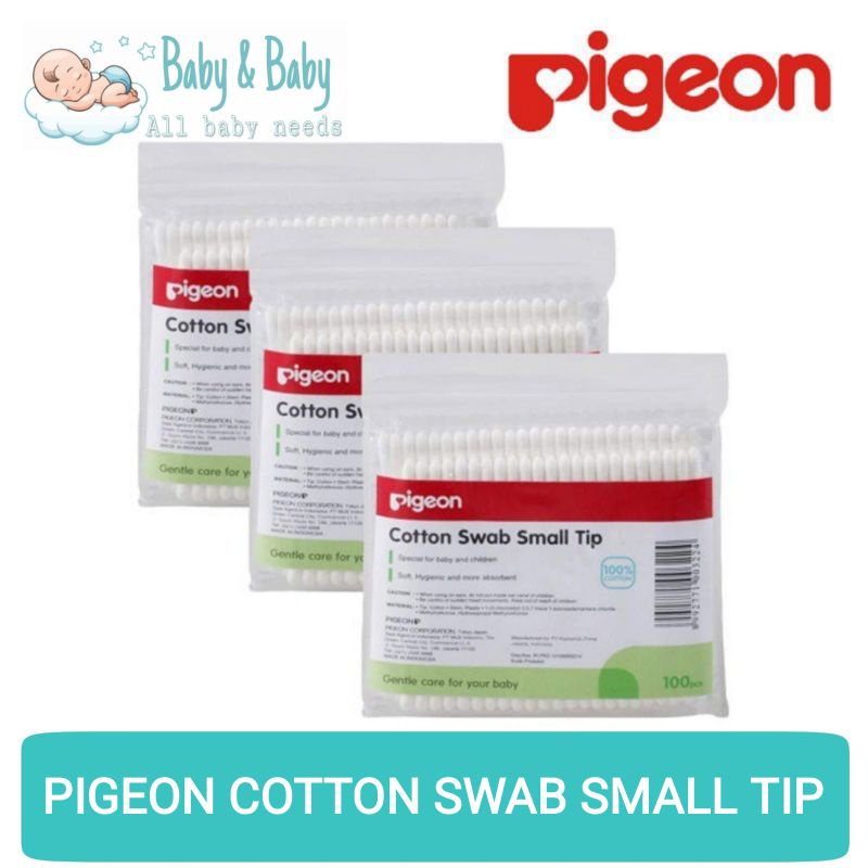 PIGEON Cotton Swab Small Tip 100pcs