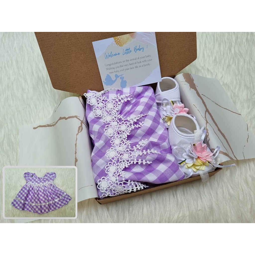 Baby Hampers Giftset Newborn Kado Lahiran Laki Perempuan LACE