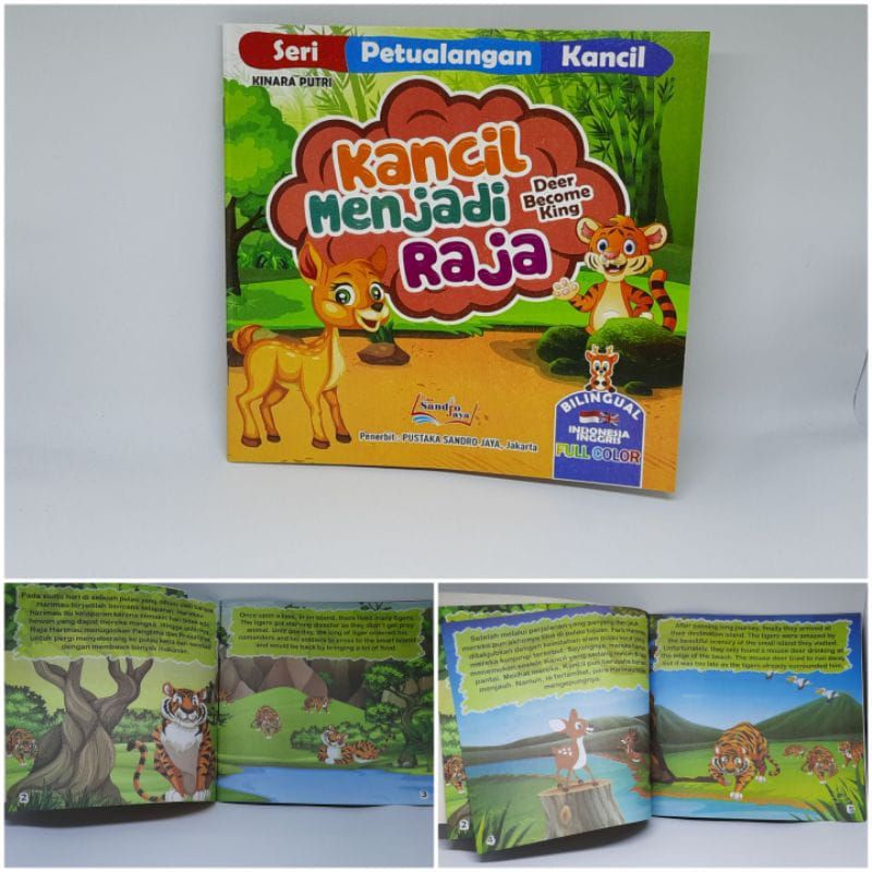 Paket 10 Buku Cerita Anak Seri Pertualangan Kancil (Sdo)