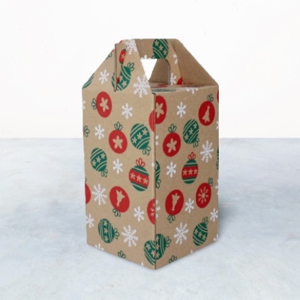 

KARDUS HAMPERS NATAL BOX PACKAGING DUS ISI 3 TOPLES 250GR DUS KUKER CHRISTMAS 12x12x20 cm (10 PCS)