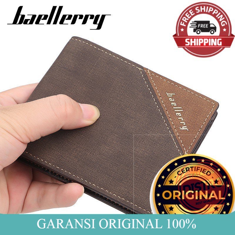 Dompet Pria  BAELLERRY DR055 ORIGINAL Dompet Lipat Pria Baellerry