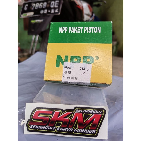 piston cbr 150 old kpp k15 merk npp ov 250