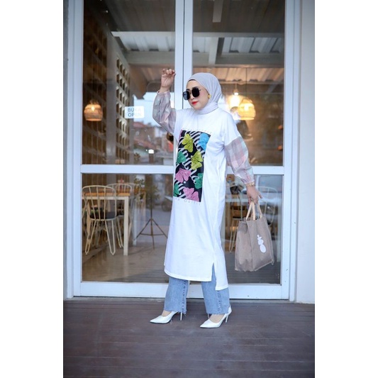 TUNIK LANICHA ORIGINAL PUTIH KOMBINASI