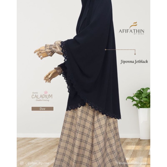 GAMIS CALADIUM KOTAK/ GAMIS ONLY/ AFIFATHIN