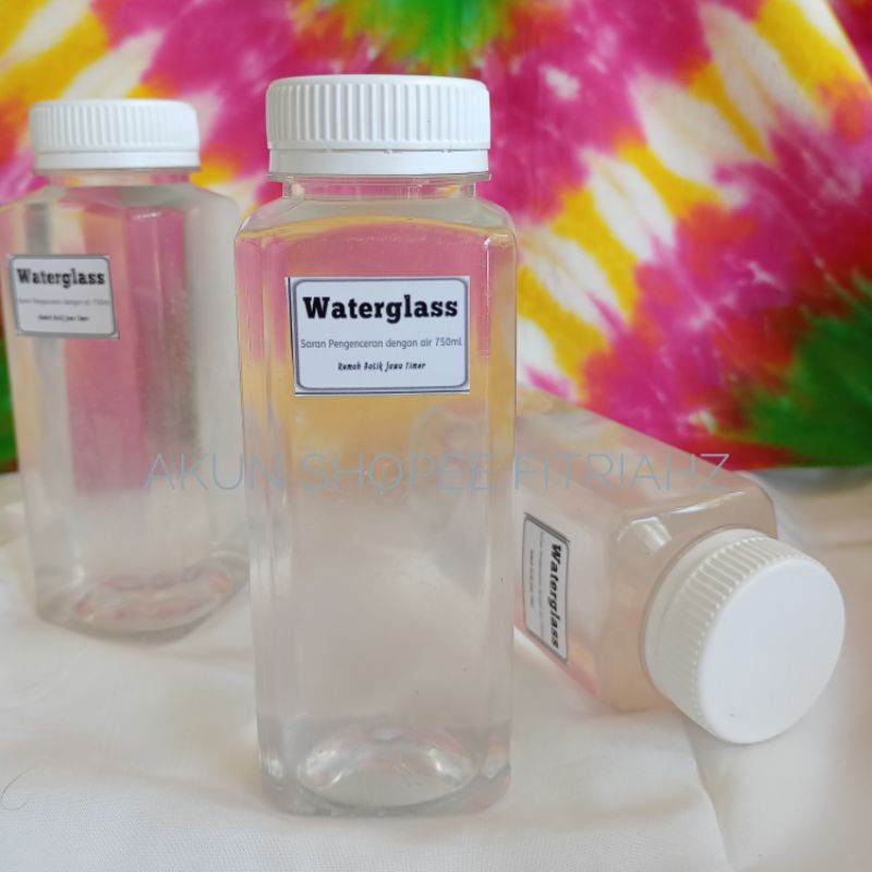 Lem pengunci warna Tie Dye  Waterglass 1 botol kit Packing aman