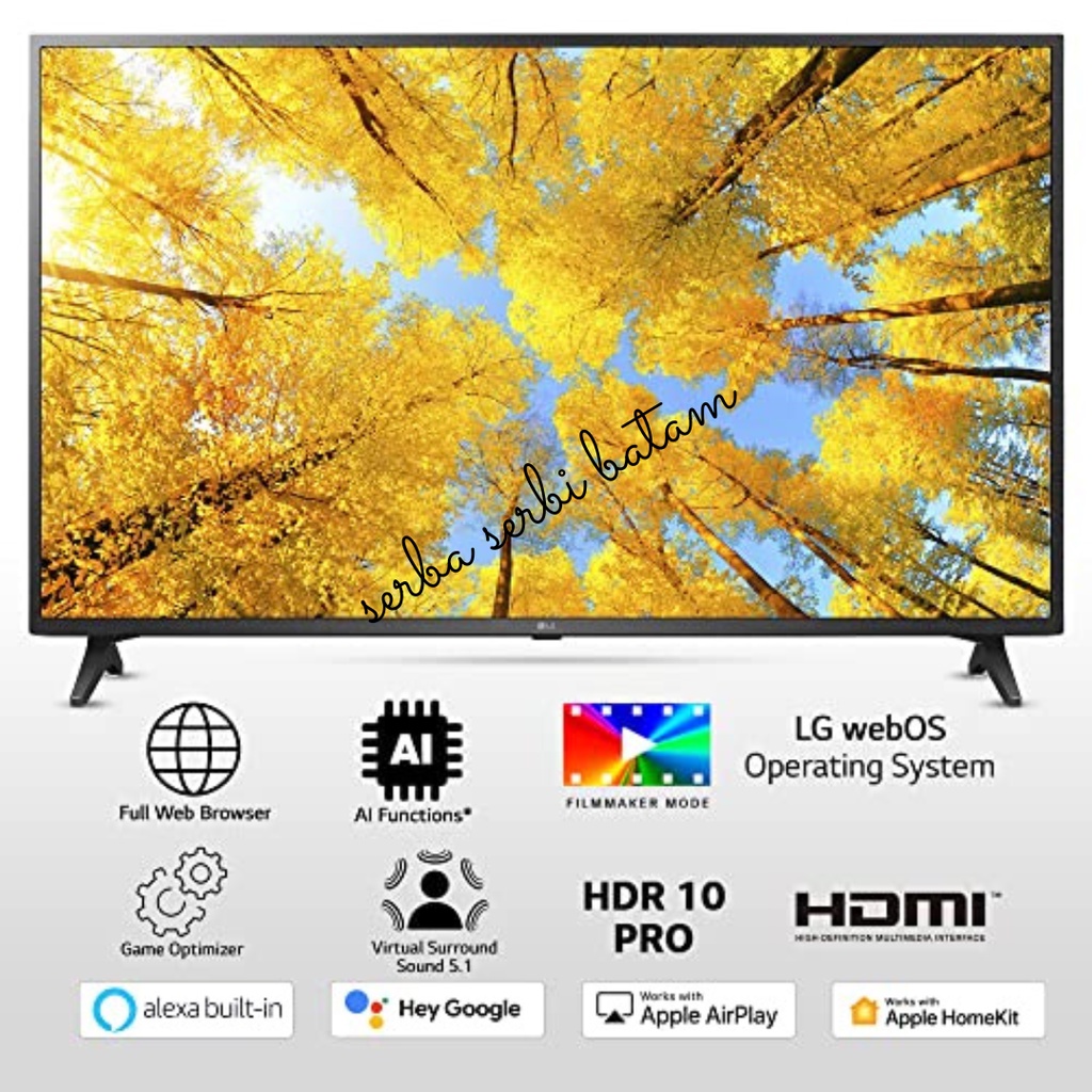 LG 55UQ7500PSF - LED SMART TV 55 INCH UHD 4K HDR THINQ AI LG 55UQ7500 BATAM