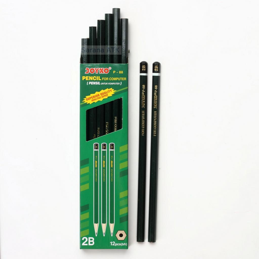 

[ 1 BUAH ] JOYKO Pensil Kayu 2B - P-88