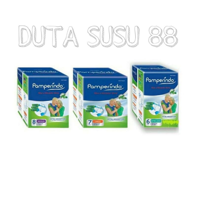 Pamperindo Popok Dewasa M8/L7/XL6