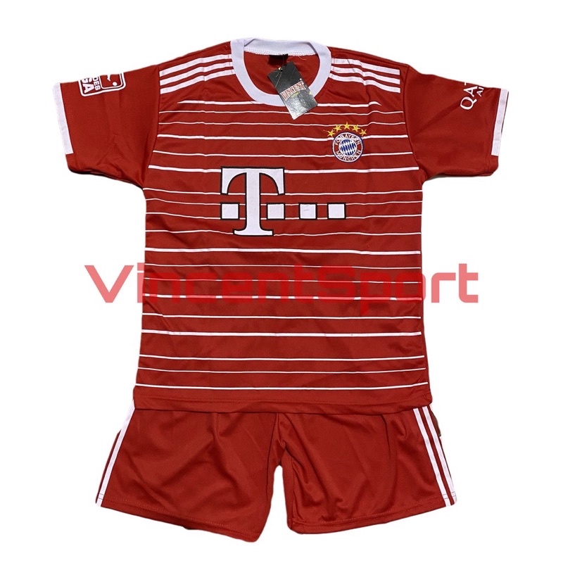 ( SIZE 16 ) Setelan jersey bola anak kids eropa umur 5-7 tahun