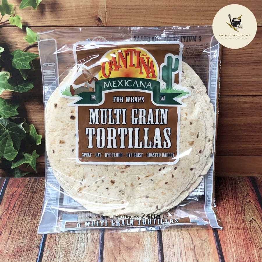 

Cantina Mexicana 6 Wrap Multi Grain Tortillas - 240G