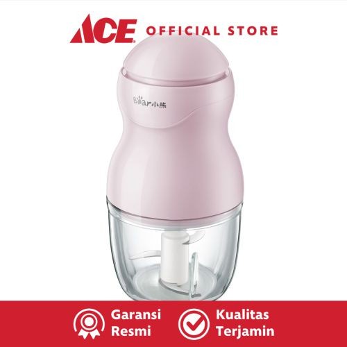 RAK DAPUR ACE - BEAR CHOPPER MINI 300 ML - PINK multifungsi best seller kayu berkualitas minimalis s
