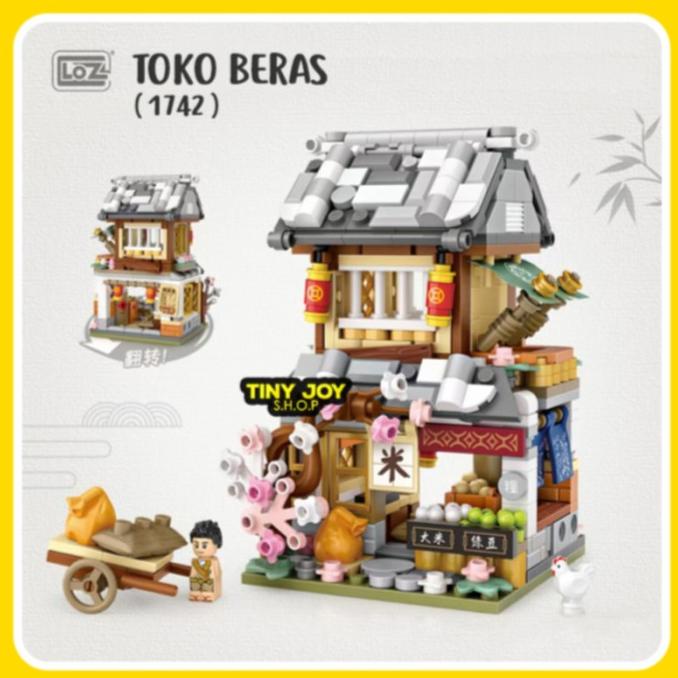 LOZ Ancient Street Mini ( VOL. 3 ) 1741-1744 Building Block Brick