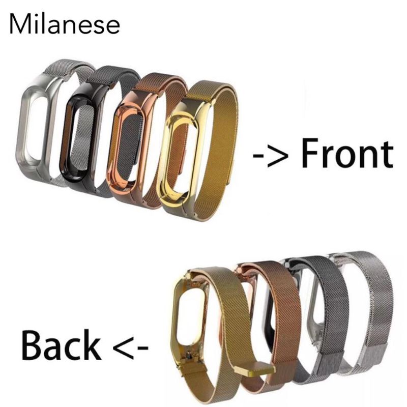 Strap Milanese Stainless Steel Xiaomi Band 5/6 Tali Jam