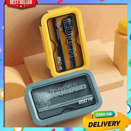 Kotak Makan Makanan Tupperware Box Polos Set Korea Anak Anti Tas Premium Karakter Plus Minimalis Kot