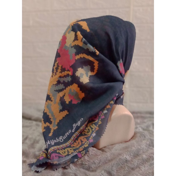 Hijab sutra Bugis Motif Lagosi Part 2