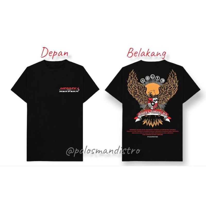 TSHIRT - PLURALISME - KAOS INDONESIA - KAOS PANCASILA - KAOS GARUDA INDONESIA  - KAOS Kaos ULTRAS GA