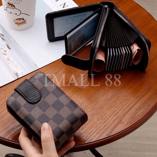 ♥TMALL88♥ Dompet Kartu Resleting 11 slot dompet Lipat Wanita Style ala korea