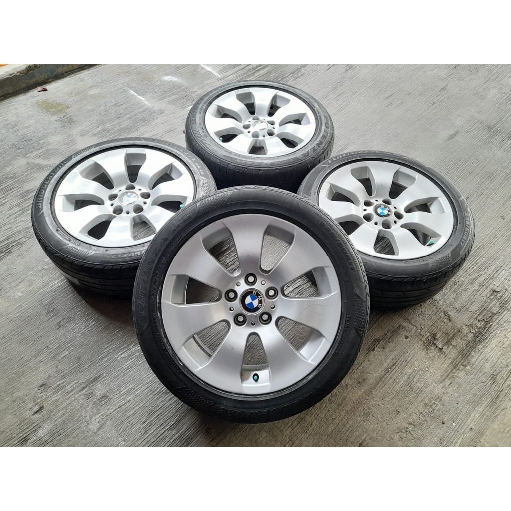 Velg Bekas R17 Oem Bmw Seri 3 Pcd 5x120 Silver