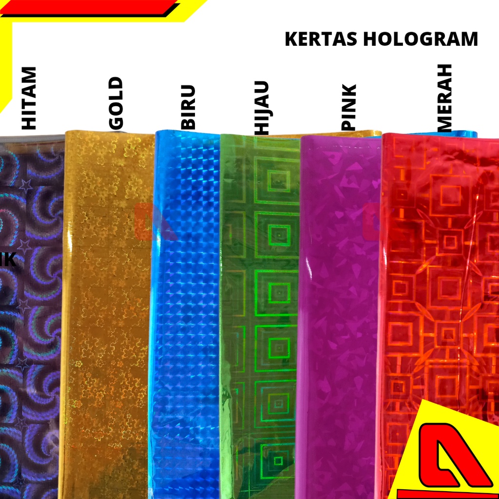 

KERTAS HOLOGRAM KILAP KERTAS PEMBUNGKUS KADO ECER