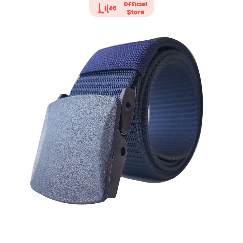 Ikat Flashee Pinggang Tactical Nylon Kanvas Gesper Tactical Army Anti Metal Detector Navy