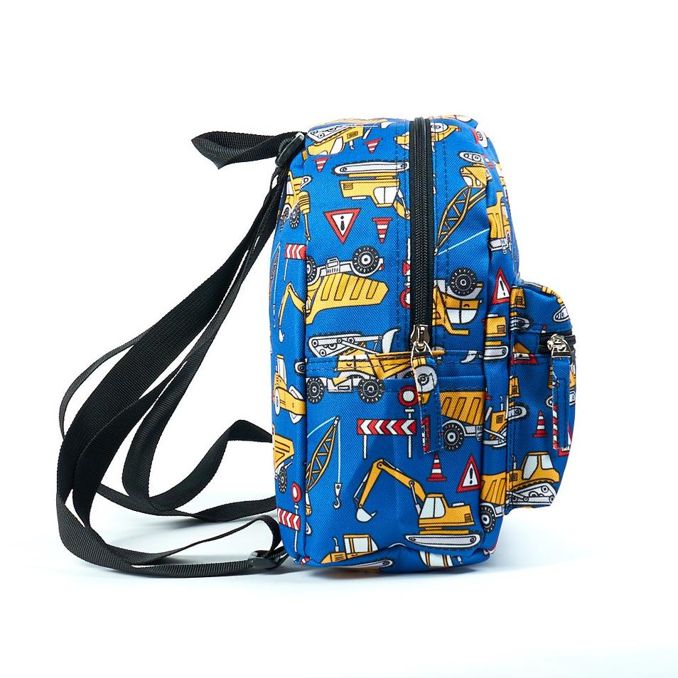 (PALING DICARI) Tas Anak Tas Ransel Anak Backpack Mini Blue Tractor