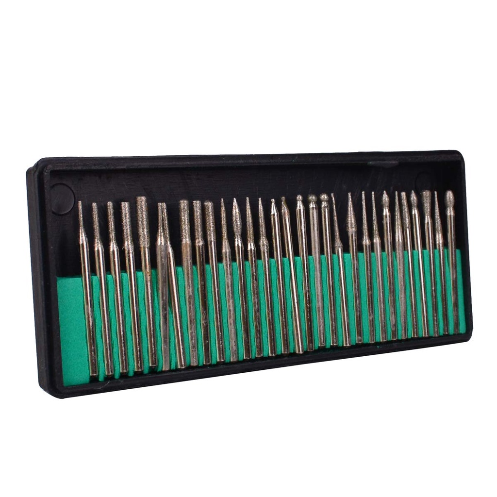 30PCS mata tuner carbide Set / Mata Tuner Diamond / mata tuner carbide panjang / mata tuner carbide rotary file / mata bor tuner porting set