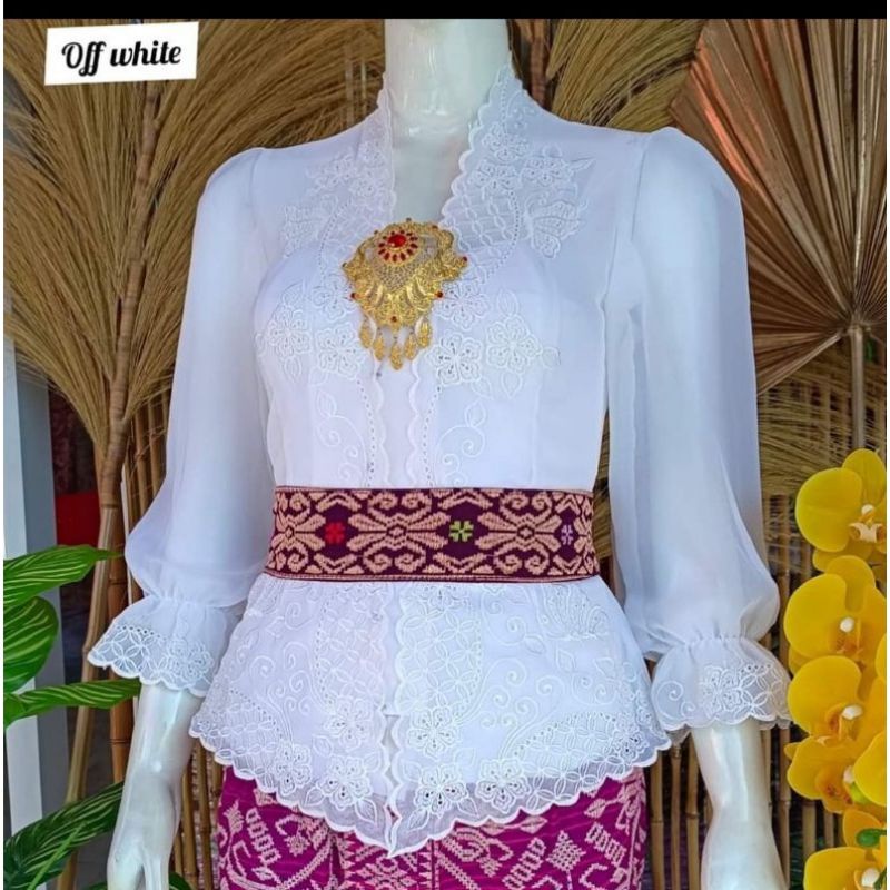 Kebaya Ready / Kebaya Jadi Sifon Bordir / Kebaya Bali