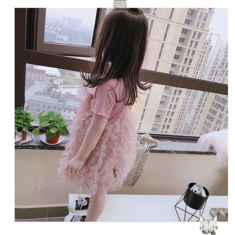 Dress anak 0-4 tahun gaun pesta Warna Pink Dress impor mewah