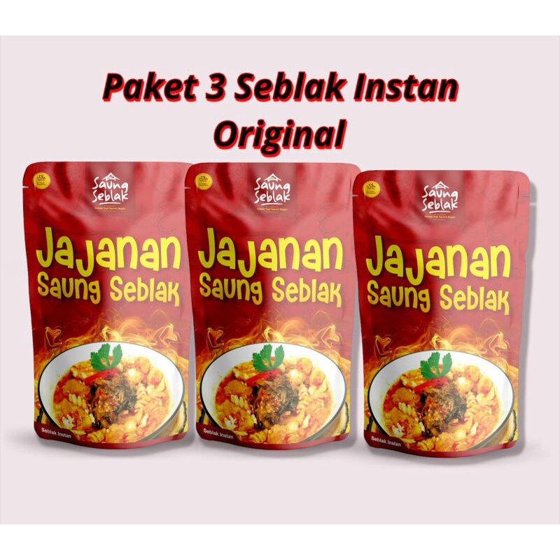 

Paket 3 Seblak Instan Original