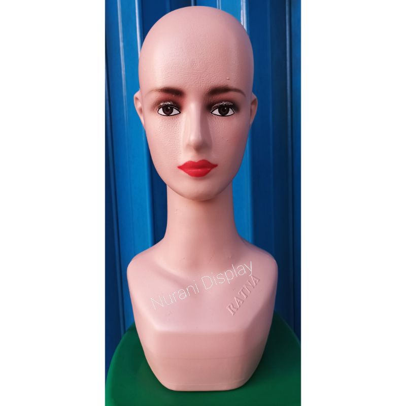 Jual Display Jilbab Patung Manekin Kepala Wanita Muka Cantik Shopee