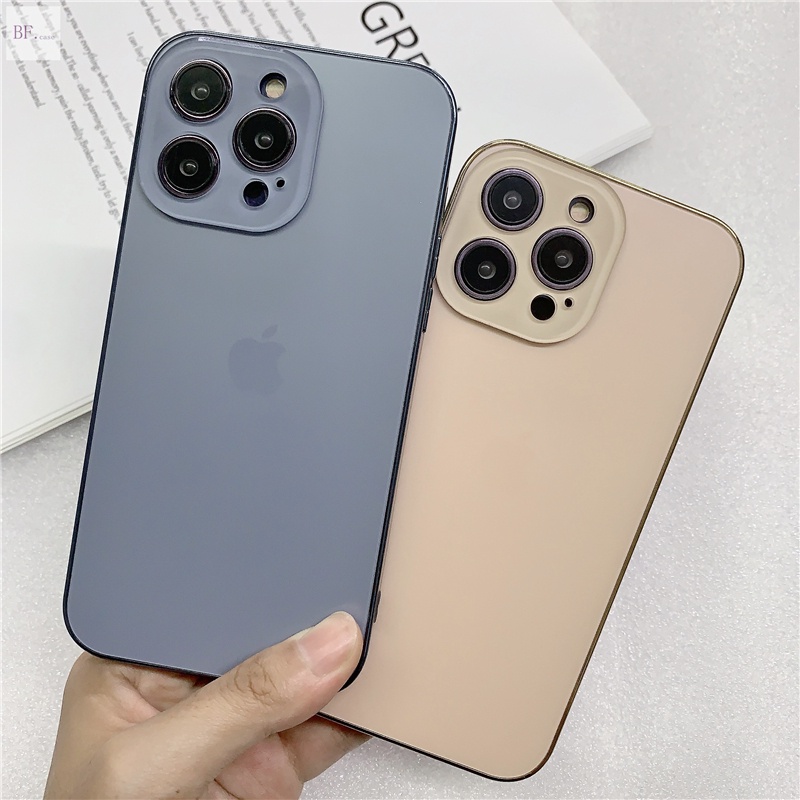 Case Pelindung Bahan Akrilik Tahan Jatuh Untuk Iphone 14 Pro Max 11 12 13pro 11pro