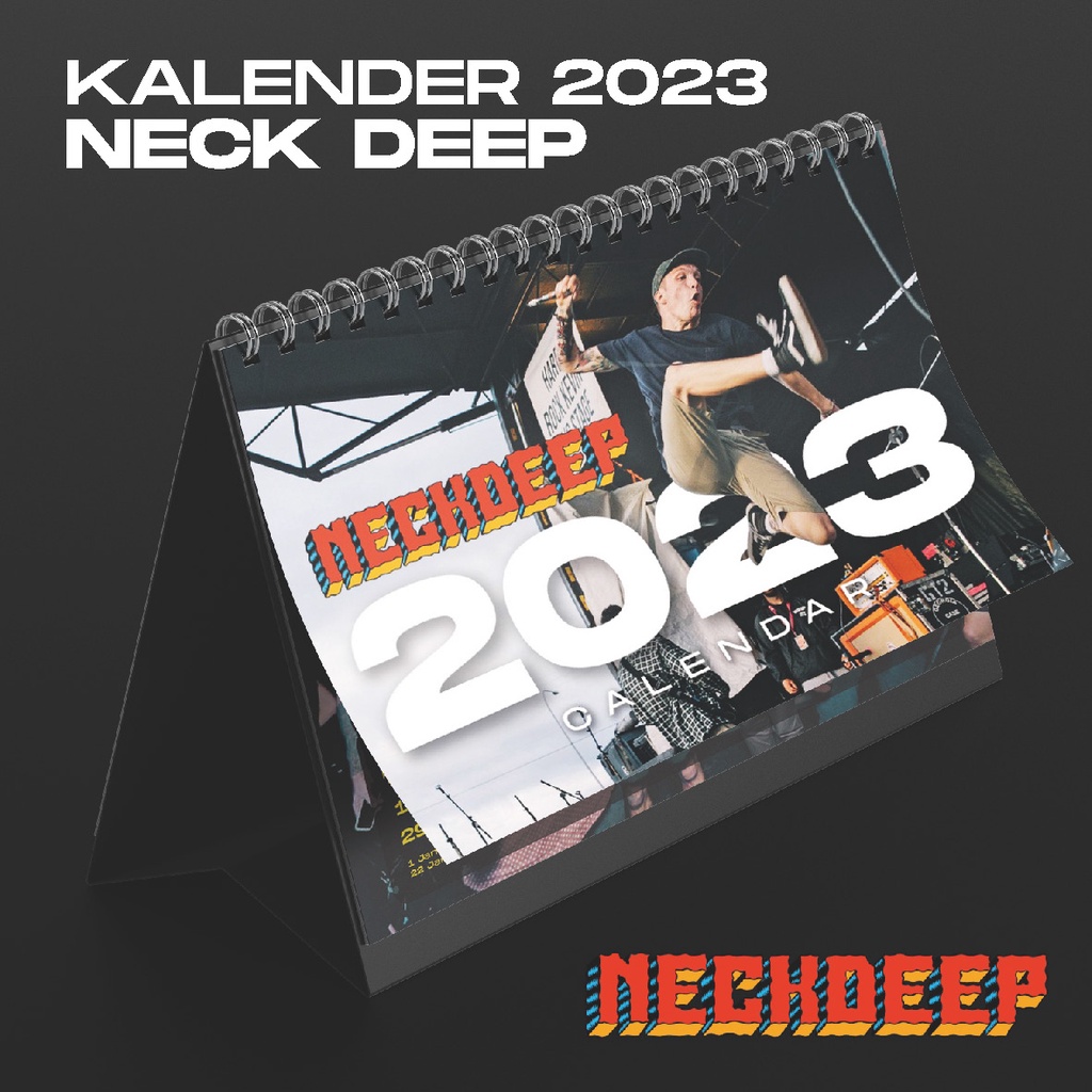 

Kalender BAND - Kalender NeckDeep - Neck Deep - Kalender Duduk/Meja 2023