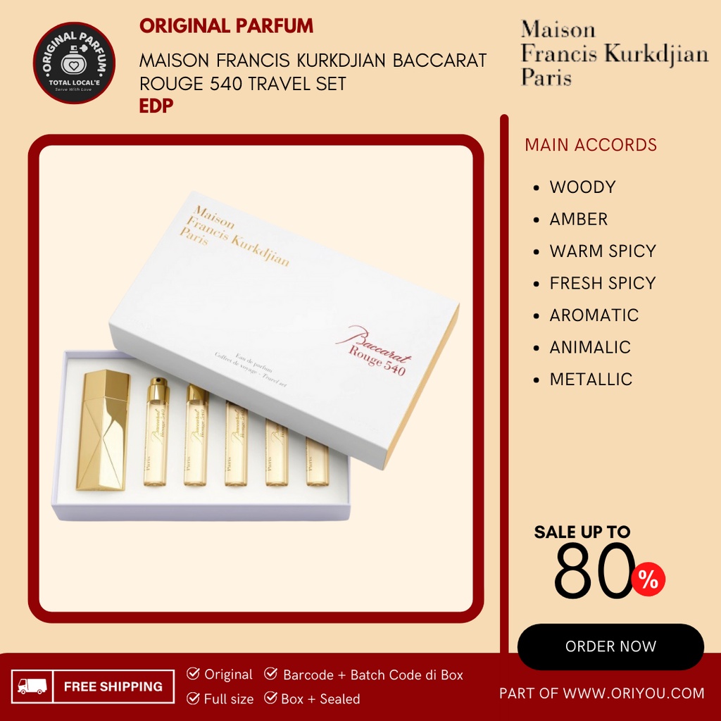 MFK MAISON FRANCIS KURKDJIAN BACCARAT ROUGE 540 TRAVEL SET