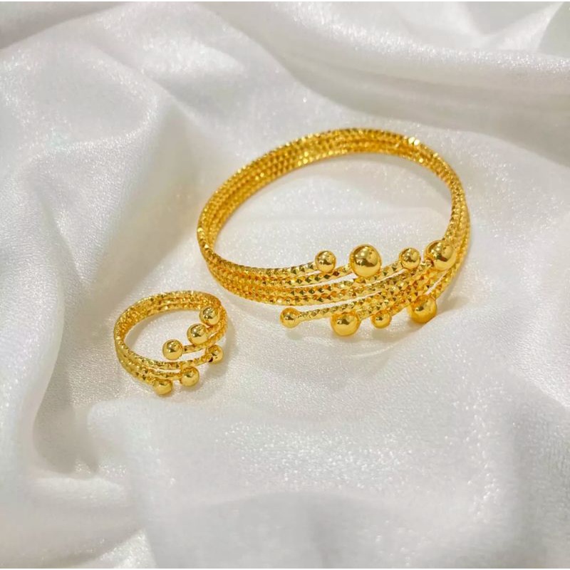 GELANG BANGLE FREE CINCIN  BOLA MOTIF