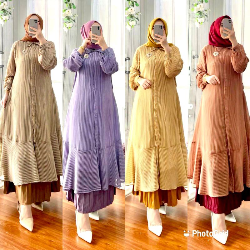 SET MIDI ALISHA By POPPI Syar'i