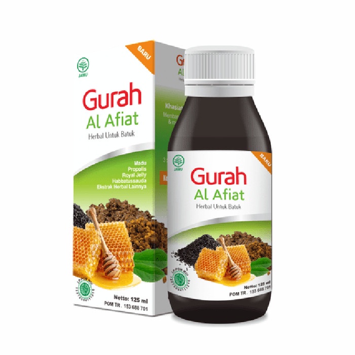 

Madu Gurah AL AFIAT 125 ml Dan 60 ml || Gurah Al Alfiat Herbal madu Batuk dengan Madu Propolis Habbatussauda