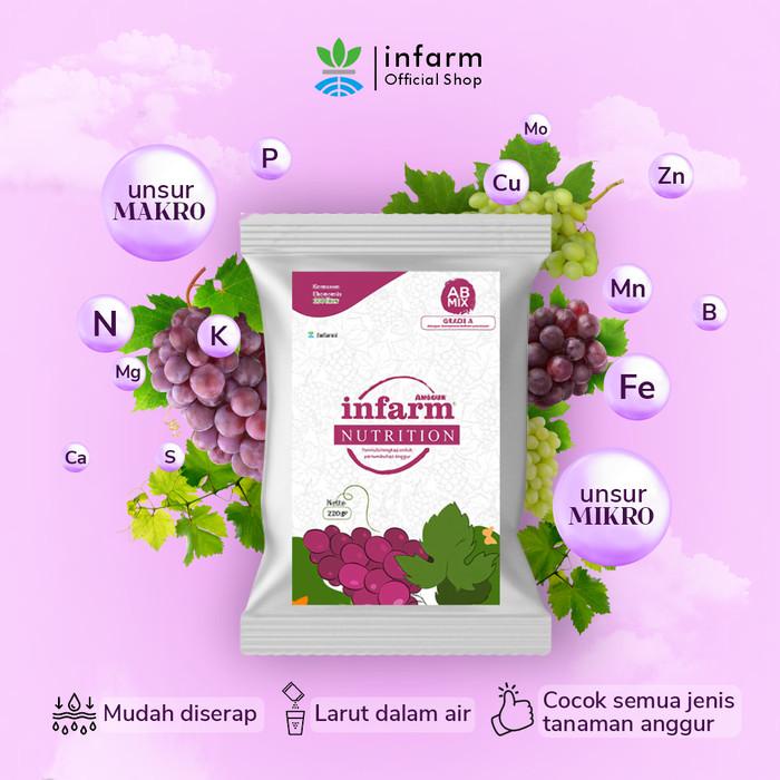 INFARM - Nutrisi AB Mix Anggur Pupuk Konvensional Tanah dan Hidroponik Best Seller