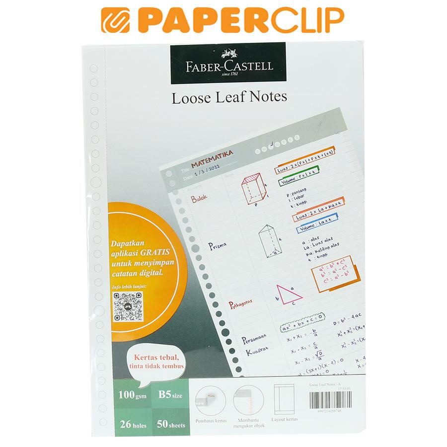 

LOOSE LEAF B5 FABER CASTELL 175501 TYPE A