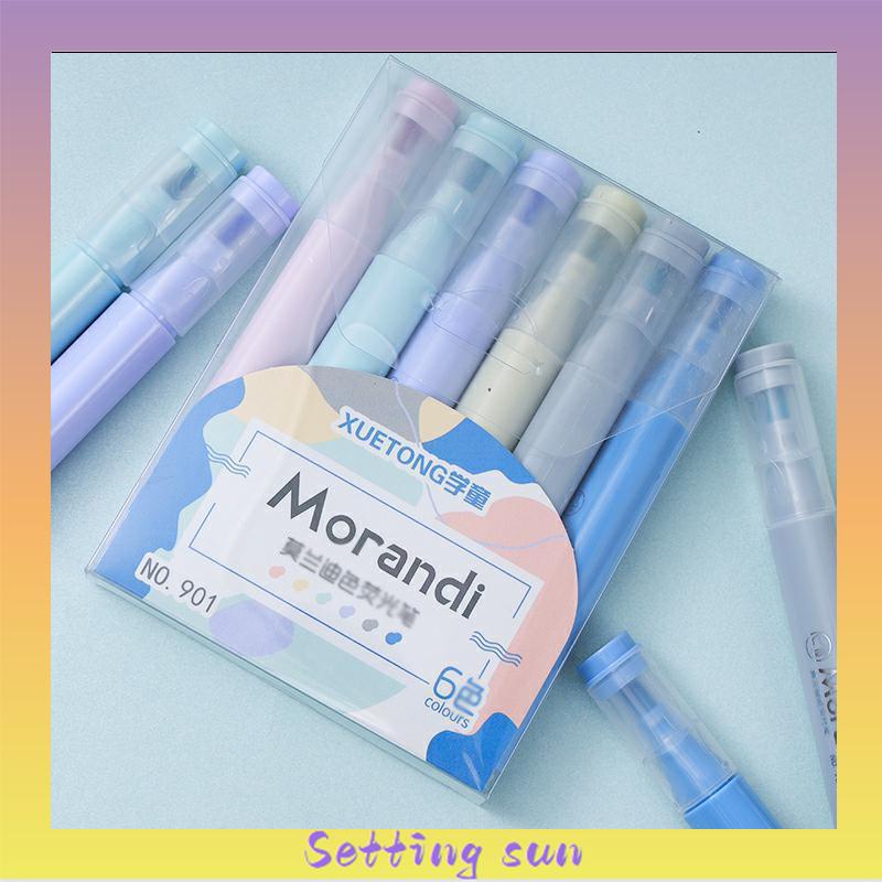 Kapasitas Besar Retro Warna Stabilo Siswa Spidol Titik Warna Spidol TN