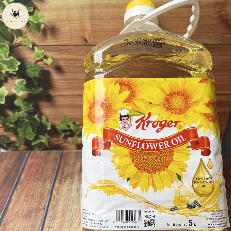

Kroger Sunflower Oil / Minyak Bunga Matahari - 5LT - Std Packing