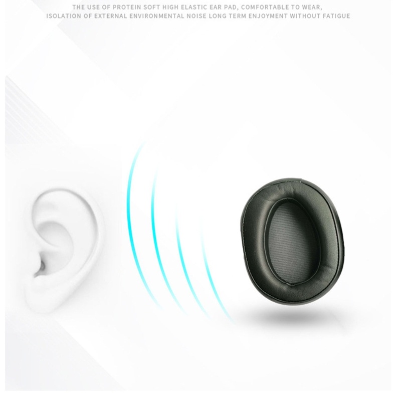 Bt 1pasang Earpads Ear Pads Spons Telinga Earphone Covers Peningkatan Kenyamanan Bagian Perbaikan Untuk MDR-100A H600Aap Headphone