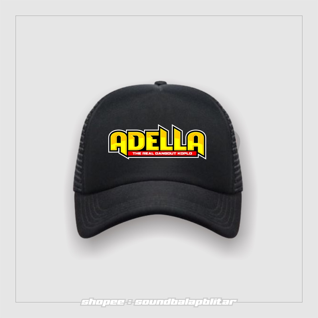 Topi Adella Snapback Hitam topi pria