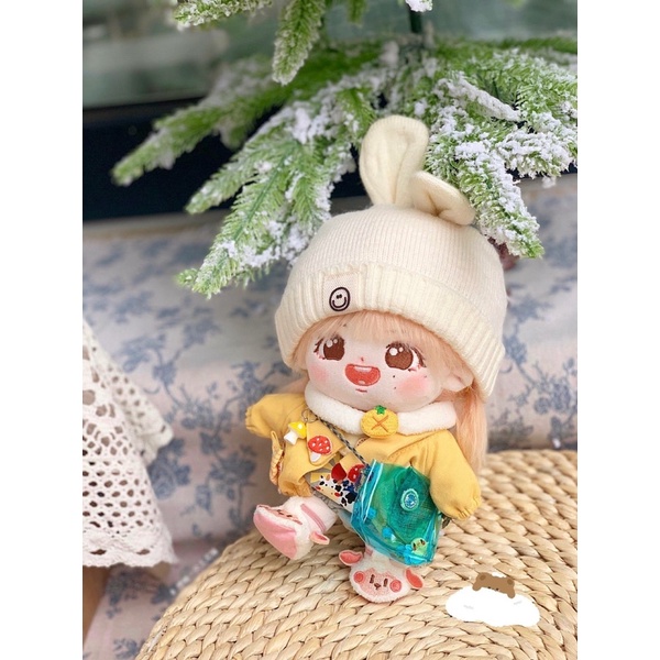 DOLL HAECHAN COCO SUN CLOTHES DOLL 20cm CHERRY BUNNY HAT